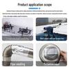 0.2MM Waterproof Self-Adhesive Aluminum Foil Tape for Range Hood, Exhaust Duct Sealing, & Moisture-Proof Kitchen Cabinet