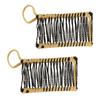 2pcs Banana Hair Clips Fashionable Stretchy Vintage Clincher Comb Tool for Women Thick Wavy Curly Hair