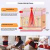 Cross 120 LED Infrared Red Light Therapy Lamp with Vibration Waist Belt and Shoulder & Leg Guard