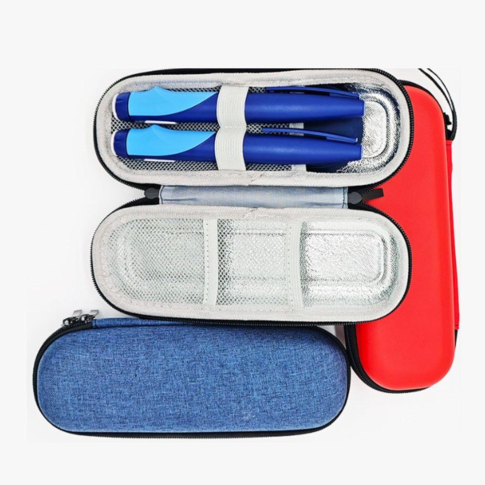 High Quality EVA Insulin Cooling Bag Waterproof Thermal Insulated Pen Bag Glaciated Cold Storage Bag for Diabetics