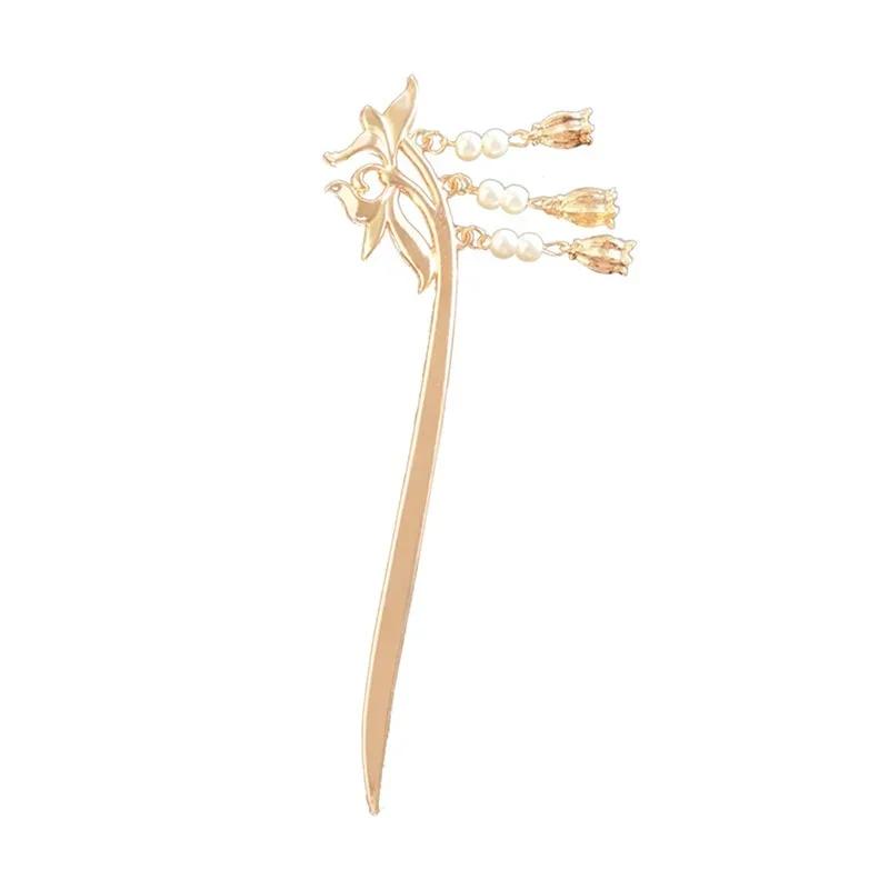 Retro Hairpin Tassel Step Shake Pan Hair Super Immortal Ancient Han Clothing Accessory Versatile Girls Elegant Jewelry Headwear