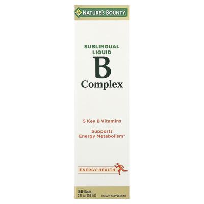 B-Complex, Sublingual Liquid, 2 Fl Oz (59 Ml)