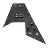 Sorandy Loaded Wiring Pickguard Set for Flying V Electric Guitar 2-Coil Split Mini Humbucker 12 Side Screw Holes