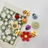 10Pcs Animal Flower Refrigerator Magnet Resin Ladybird Bee Tulip Sunflower Fridge Magnet Home Office Kitchen Whiteboard Locker Decoration Magnet