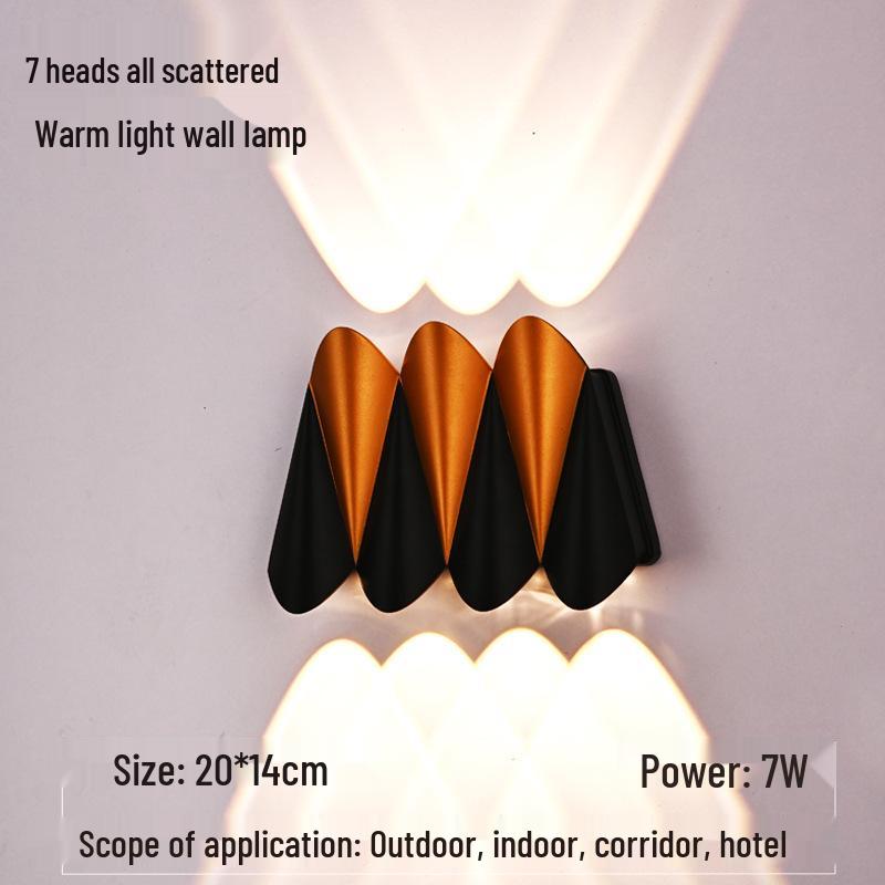 Airplane Series Outdoor Minimalist Wall Light for Villa, Courtyard, Balcony, Corridor, Aisle, or Stairway