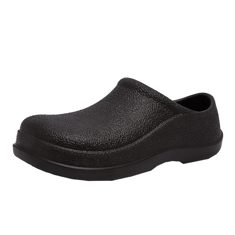 Yeni Erkek Moda Kaymaz Sandaletler, Günlük Şef Ayakkabıları, Hafif, Dayanıklı, Su Geçirmez, Yağa Dayanıklı