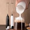 1 Set Cream Frother Battery Powered Handheld Breaking Foaming Electric Egg Beater for Kitchen