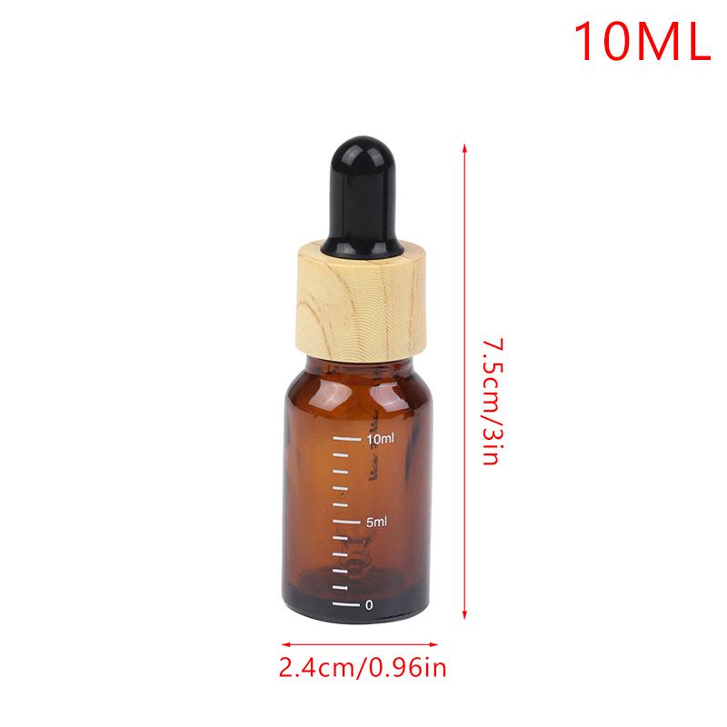 

5 мл-100 мл флаконы-капельницы со шкалой реагент глазные капли янтарное стекло ароматерапия жидкость пипетка флакон многоразового использования бутылки для путешествий 10ML