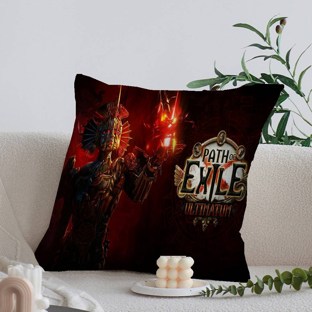 P-Path O-Of E-Exile Personalized Pillow Cover Kids Bedroom Wild Party Decor Pillowcase kid Birthday shower Gift