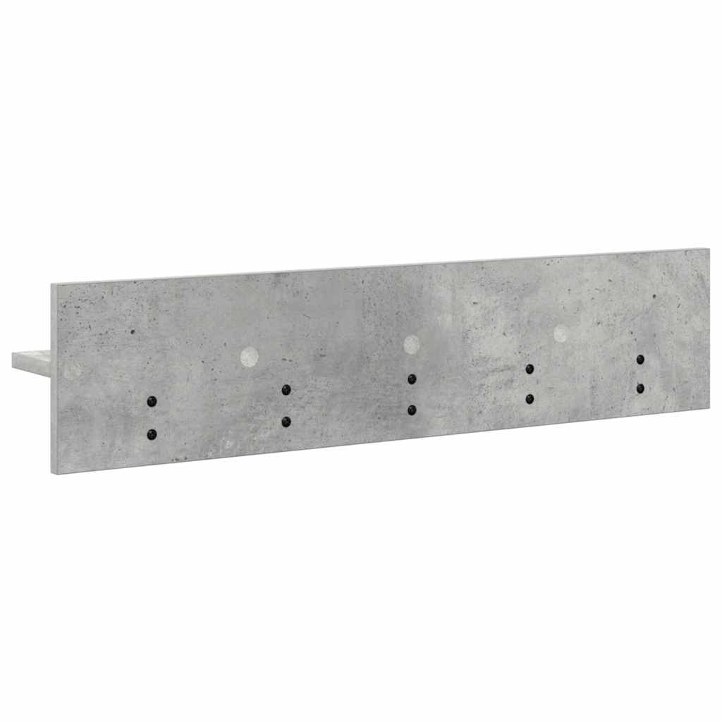 Wall Mounted Nightstand Wall Bracket Concrete Gray