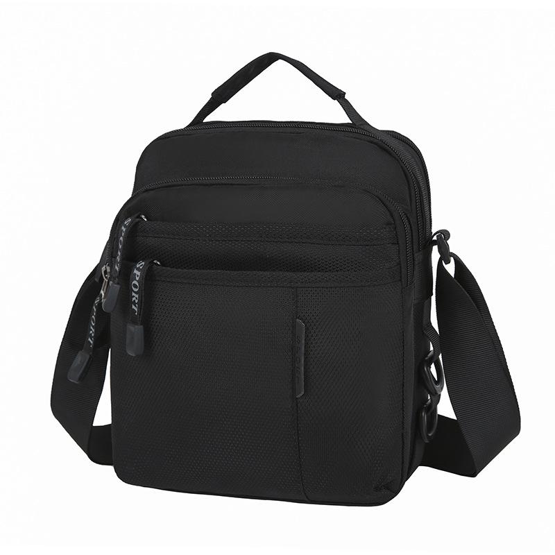 Nylon Men's Handbag Simple Travel Multifunctional Chest Bag Portable Shopping Carry-on Small Bag Crossbody Single Shoulder Shoulder Bag