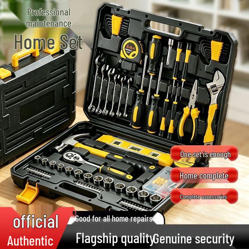 Multi-functional Household & Auto Repair Toolbox: Industrial-Grade Hardware & Electrician Storage Set