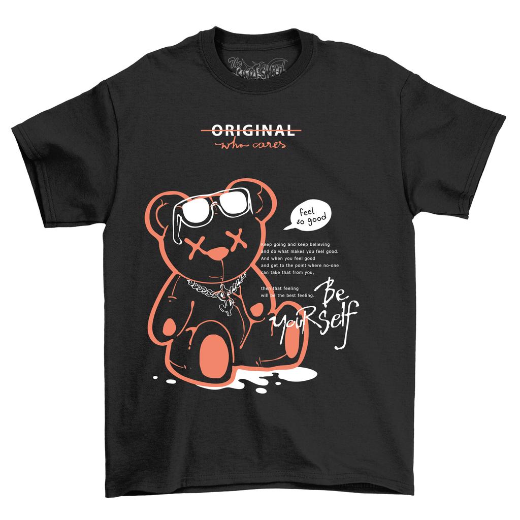 Bearstreet1-54 T-Shirt Herren Damen T-Shirts Oberteil - Für Teddybär-Liebhaber! Niedliches und Kuscheliges Lustiges T-Shirt, Uni