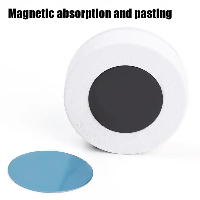 LED Night Lights 3 Modes Dimming Round Sensor Lamps USB Charged Magnetic Wall Light for Kitchen Bedroom Wardrobe Closet Lighting