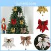 Christmas Butterfly Bow Hanging Decoration Foam Material Various Colors