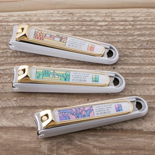 KAI Nail Clipper New Nail S (Stained) Curved Blade Sharp Cut Made In Japan KE0601