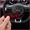 1 Pezzo Adesivo Decorazione Volante Auto Distintivo Emblema Centrale Volante ABS Per Kia Rio Ceed Sportage Cerato Soul Sorento K2 K5 k6 K7 K8 Flip
