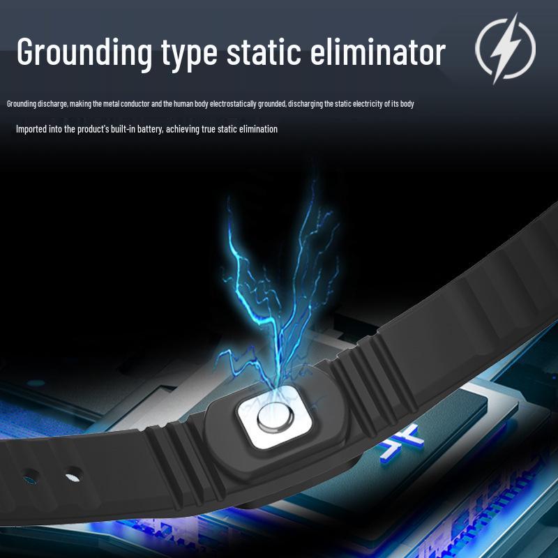 Universal Wireless Anti-static Wristband for Static Electricity Elimination, Suitable for Men, Women, and Children