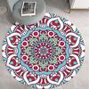 Round Carpet for Living Room Bed Room Floor Carpets Home Decor 3D Printed Rugs Anti-slip Mat