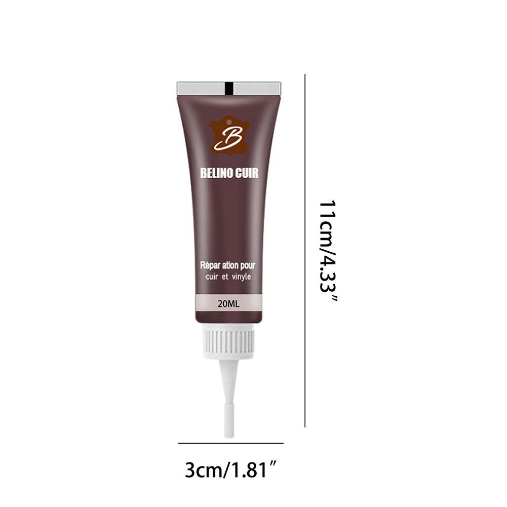 20ml Lederfüller Reparatur Gel Autositz Sofa Mäntel Löcher Kratzer Risse Ergänzende Aufbereitungscreme Paste für Waschen & Pflege
