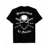 Honor Respect La Familia For Biker And Brotherhood T-Shirt, Black