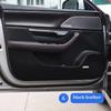 For Xpeng P7 2022 2023 2024 4Pcs Car Door Anti Kick Protection Pad Panel Alcan Tara Suede Auto Doors Anti-Dirty Cover Sticker