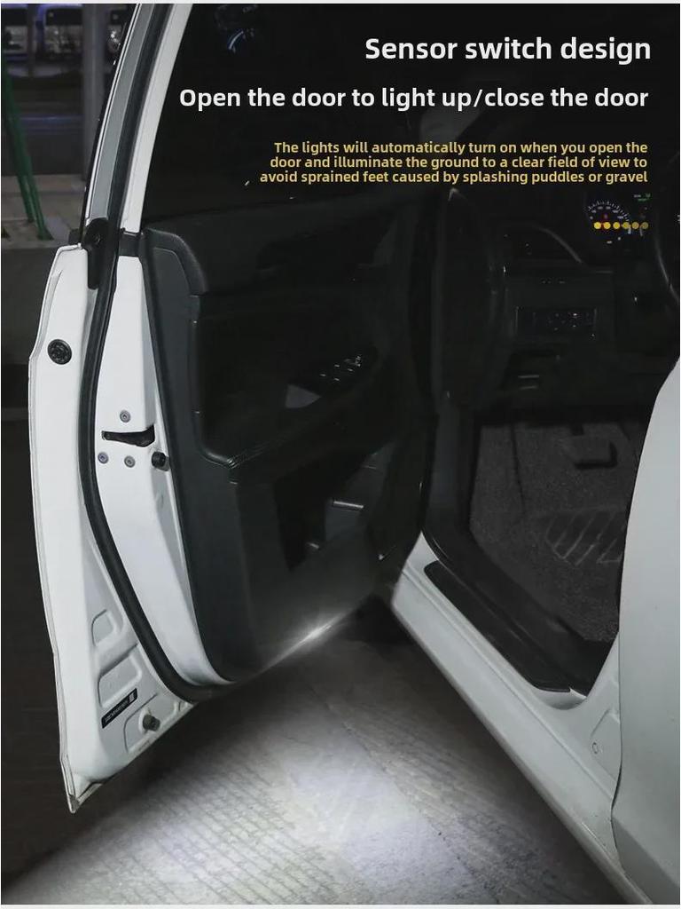 Wireless LED Door Sensor Light: Easy Install, Anti-Collision, Automatic Door Lighting