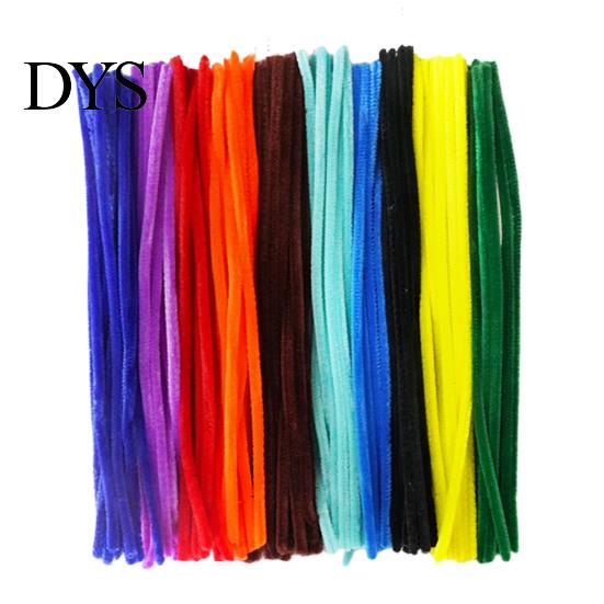 DIY Art Projects for Students 100Pcs Pipe Cleaners Handicrafts, Flexible Chenille Stems Bendable Wire Decoration Projects, Multi-colored Kids