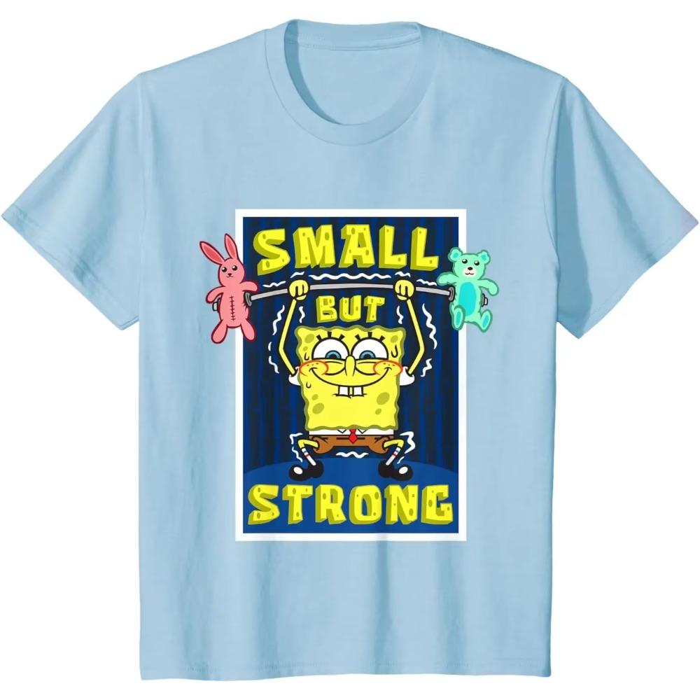 Mademark x SquarePants -  Small But Strong Boys Girls Birthday T-Shirt