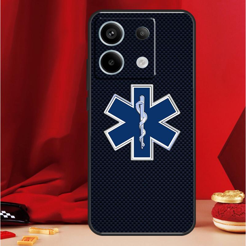Emergency Medical Star of Life Funda For Xiaomi Redmi 13C 12 9C 10C 12C Redmi Note 13 9 10 11 12 Pro 9S 10S 11S 12S Case
