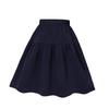 WTEMPO Womens Elastic High Waist Tiered Mini Skirt with Shorts Underneath Cute Boho Pleated Ruffle Skirt with Pockets