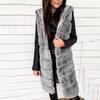 Womens Faux-Fur' Gilet Vest Sleeveless Waistcoat Body Warmer Jacket Coat Outwear