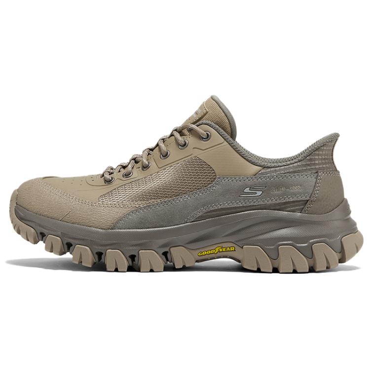 Skechers Уличные Удобные Универсальные Амортизирующие Дышащие Поддерживающие Упругие Низкие Походные Ботинки Женские походные ботинки Коричневые 180375-BRMT 35