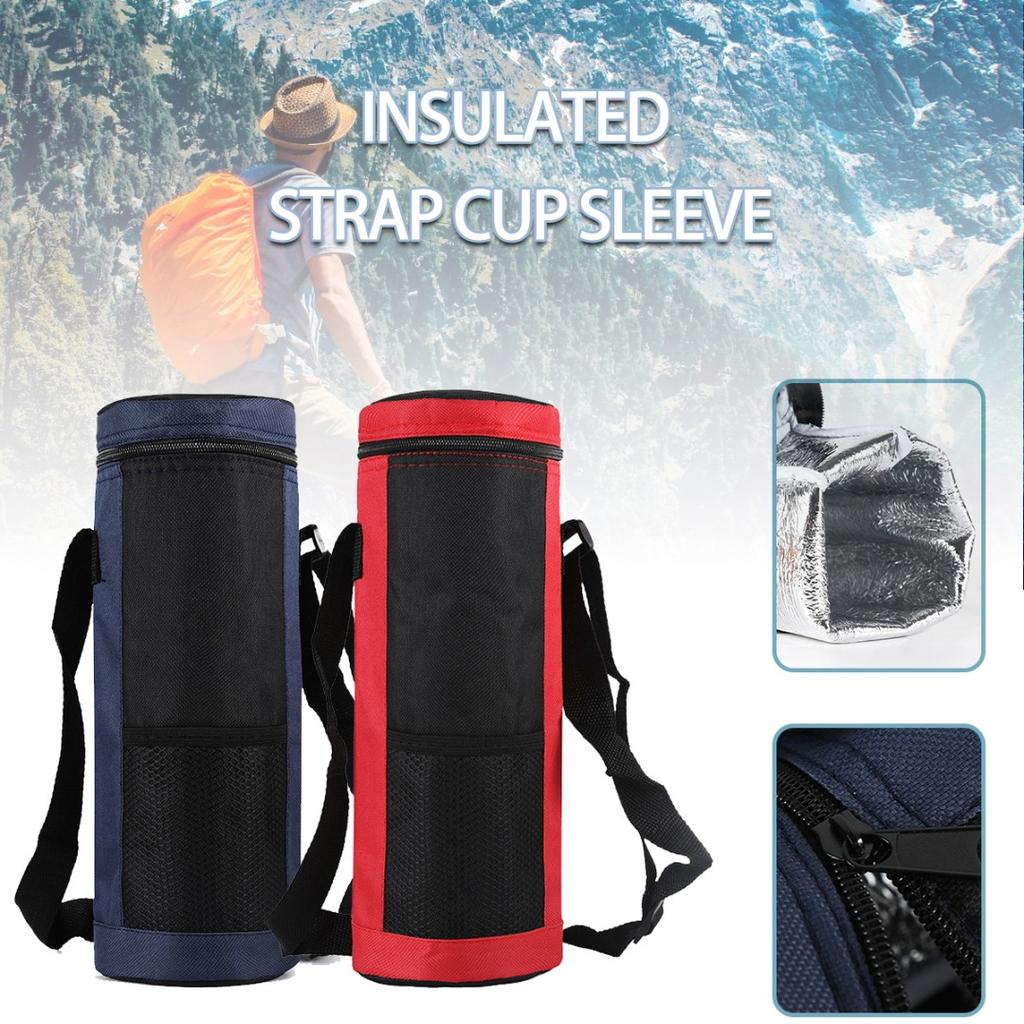 PDTO Water Bottle Cooler Tote Bag Insulated Holder Carrier Cover Travel
