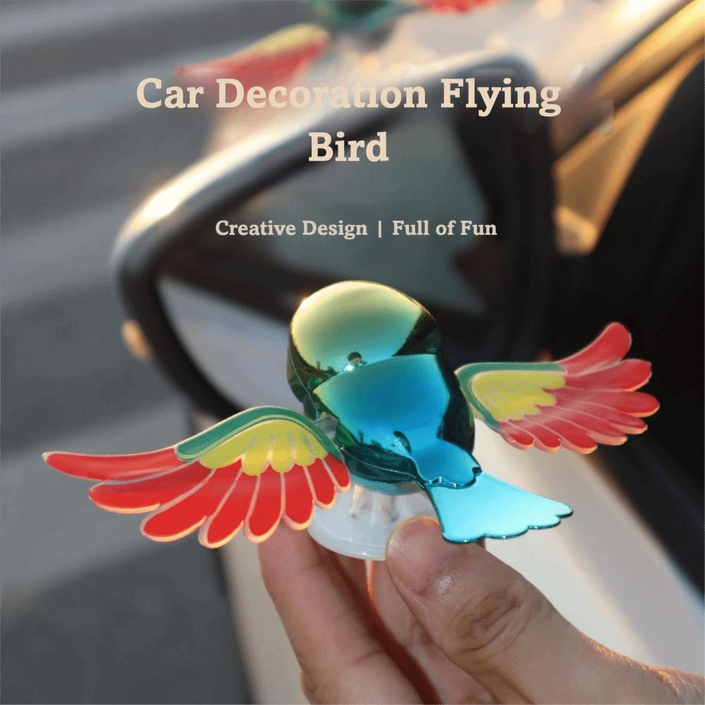 Bird Shape Car Sunroof Decoration Shaking Wings Design Birds Accessories  Helmet Accessories