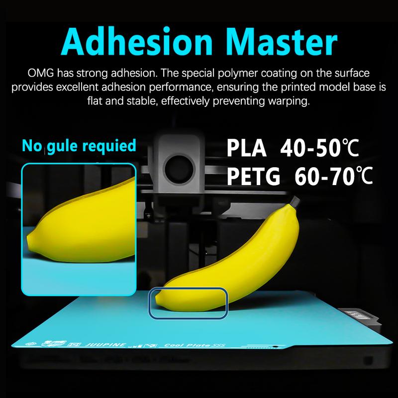 OMG Glacier for Bambu Lab P2S Plate Cool Printing PLA PETG Cold Bed Strong Adhesion Bambu Lab P2s Upgrade P2S Accessories