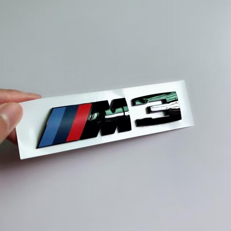 Silver Grey Black For BMW M3 E30 E46 E36 E90/E92/E93 F80 GTS CRT CSL M3 GS Emblem For BMW Thunder Edition Car Trunk Logo Sticker pzcr42