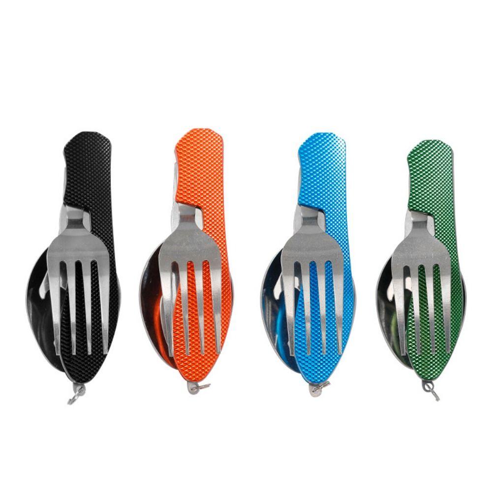 Comfortable Grip Multifunctional tableware Detachable Design Folding tool Sports Camping