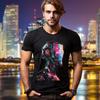 Cyberpunk Robot Shirt, Transhuman Game Art Film 2077 Futuristic Shirt Clothing Punk Gift for Him Her Geek VR Disco Cool Graphic Tee 80s