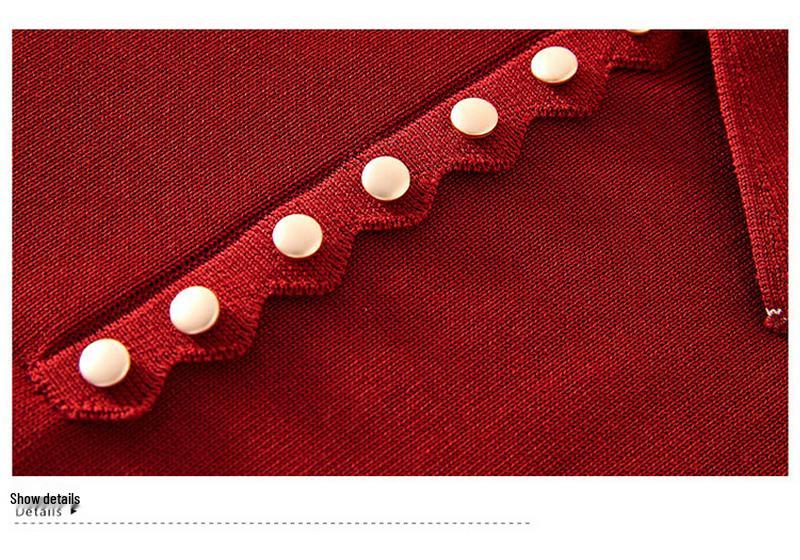 Women's Lapel Wool Sweater - Age-Defying Loose Fit for Spring & Autumn