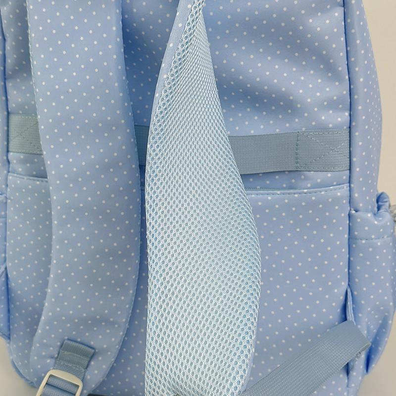 Dot Print Backpack Middle School Student Class Schoolbag Travel Computer Backpack