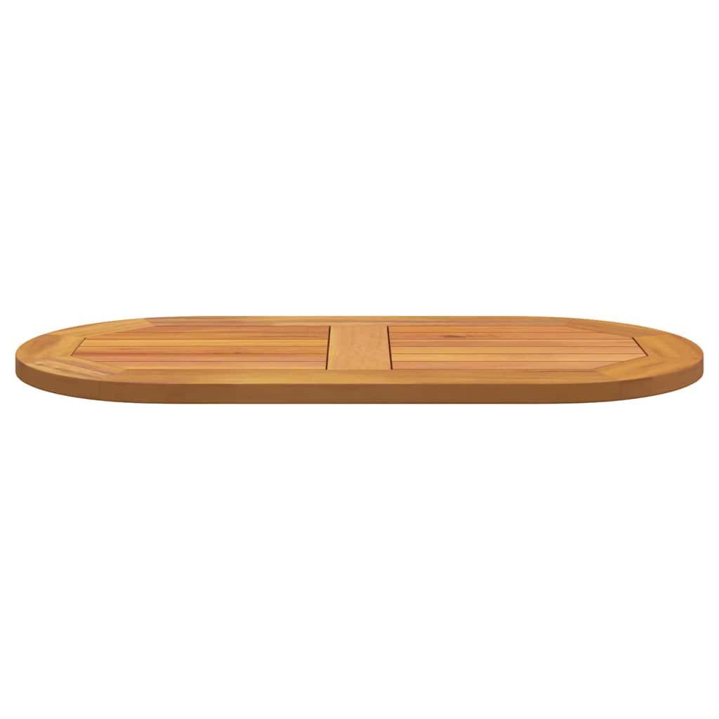 Oil Natural Table Top 80 x 40 x 2 cm Solid Acacia Wood