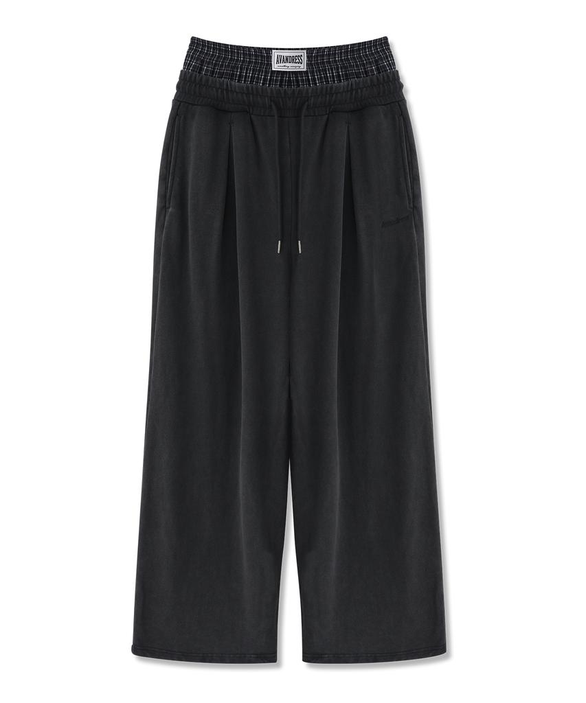 AVANDRESS 88 Silent Fold Relax Sagging Pants_3 Colors