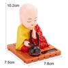 Solární hračka buddhistický mnich postava Tančící houpačka postava Model hračky Dashboard