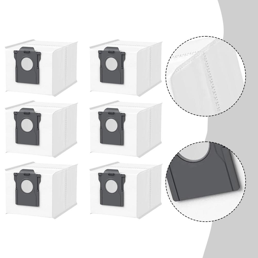 Vacuum Bags For MOVA E40 Ultra Robot Cleaner, 6-Pack Replacement Dust Bag With HEPA Filtration, Sealed Closure