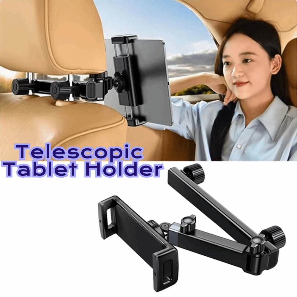Adjustable Backseat Phone Stand Extension Arm Telescopic Tablet Bracket  Travel Accessories