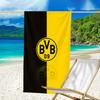 1pc B-BVB Beach Towel, Beach and Seaside Swimming Pool Equipment, Fashion Pattern, Rectangular, Travel Essentials