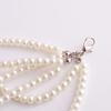 French Glass Pearl Necklace Small Grain Ladies Vintage Court Clavicle Chain Cheongsam Collar Sweater Chain Bridal Necklace