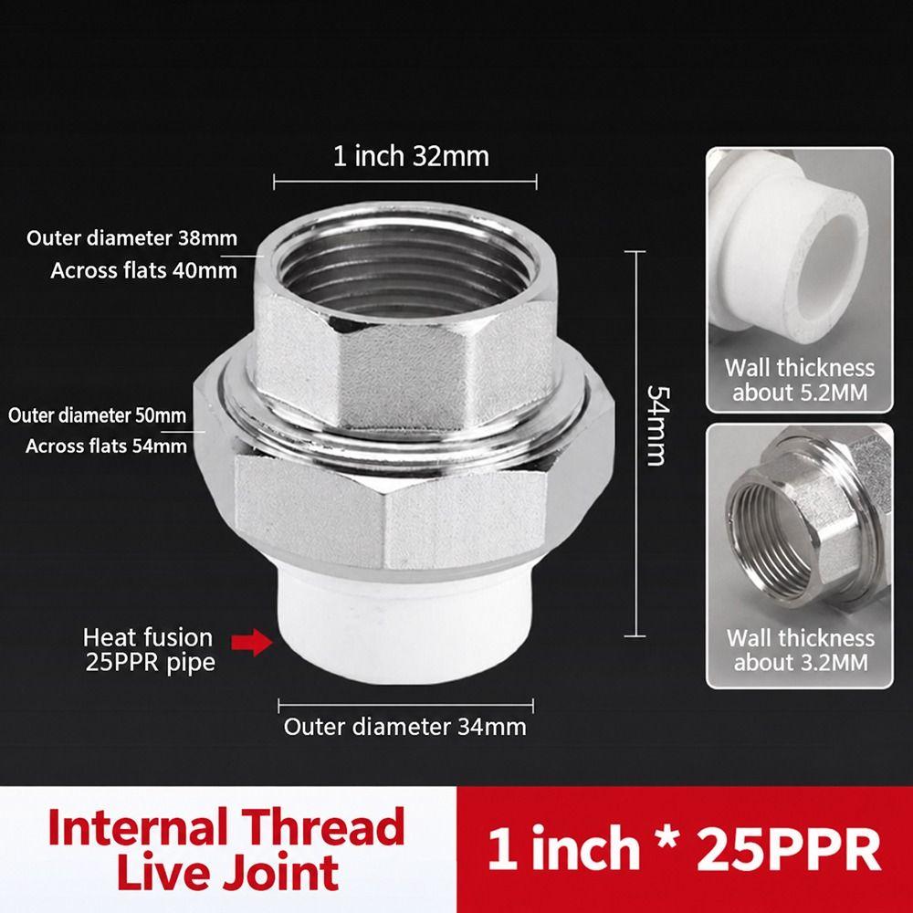 Female Thread PPR Pipe Connector Male Thread Plumbing Pipe Joint  Water Supply System