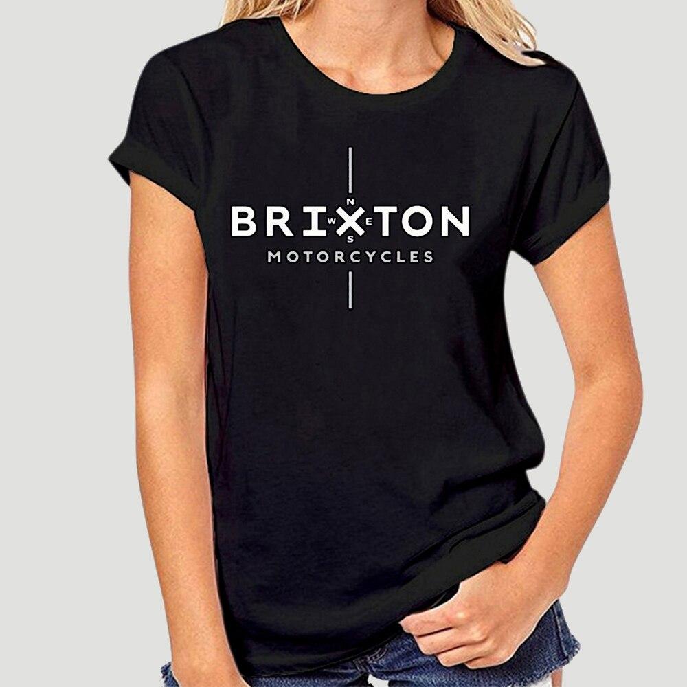 

N Редкий Brixton Мотоцикл Черная футболка Базовые модели Футболка 1505K